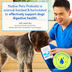 Native Pet Probiotics for Dogs, Gut & Digestive Health, 120 Scoops