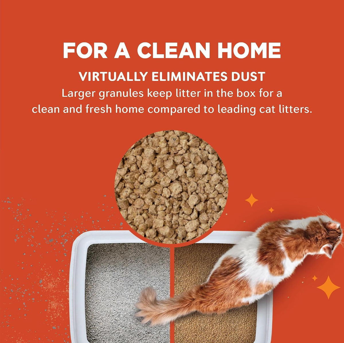World's Best Cat Litter Low Tracking & Dust Control, Unscented, 32 lb Bag