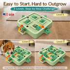 KADTC 3-Level Dog Chess Puzzle Toy, Brain & Mental Stimulation, Smart Dogs