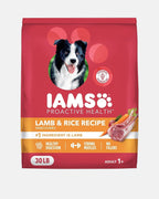 IAMS Proactive Health Minichunks Dry Dog Food, Lamb & Rice, 30 lb