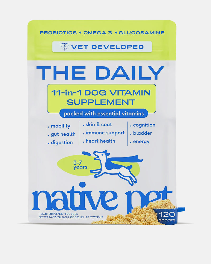 Native Pet Daily Dog Vitamins & Supplements, 120 Scoops